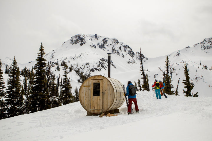 GIBBONS WHISTLER&#039;S HELI SKI SAUNA