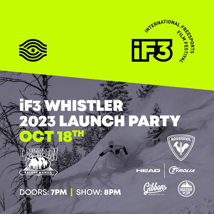 iF3 WHISTLER SCHEDULE ANNOUNCED