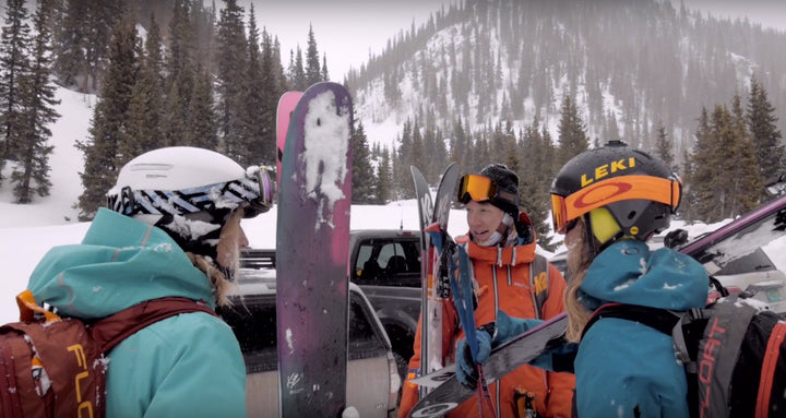 K2 SKIS - FRIENDS ON A POW DAY